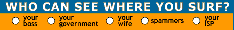 Visit The Anonymizer for privacy